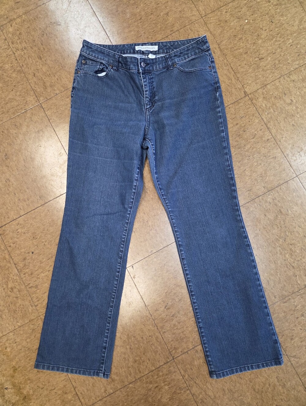 Chico's Dark Blue Bootcut Jeans